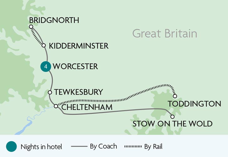 Cotswolds & The Severn Valley Tours Rail Discoveries
