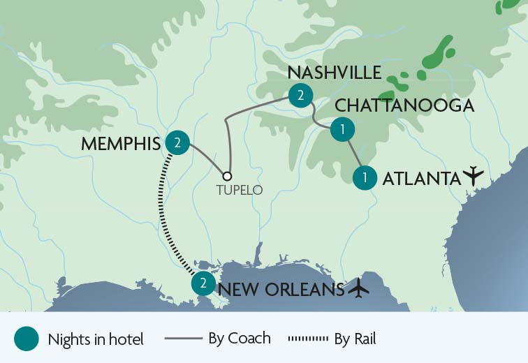 America's Deep South Tours Rail Discoveries