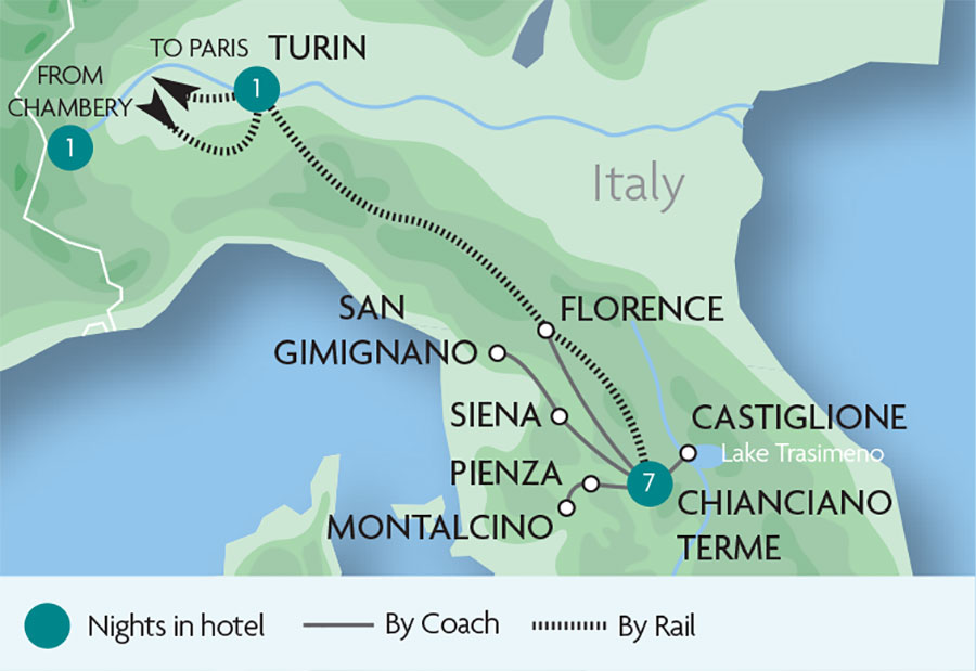 Southern Tuscany & Umbria All Inclusive Rail Tours Rail Discoveries