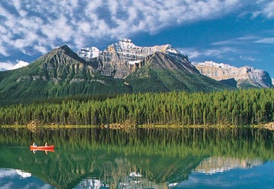 Rockies Lake and Mountains