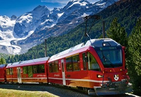 Bernina express train