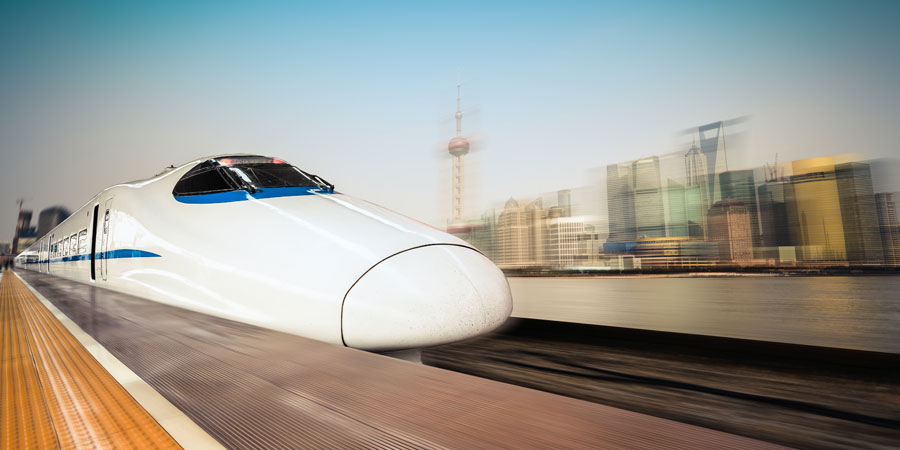 Chinese bullet trains