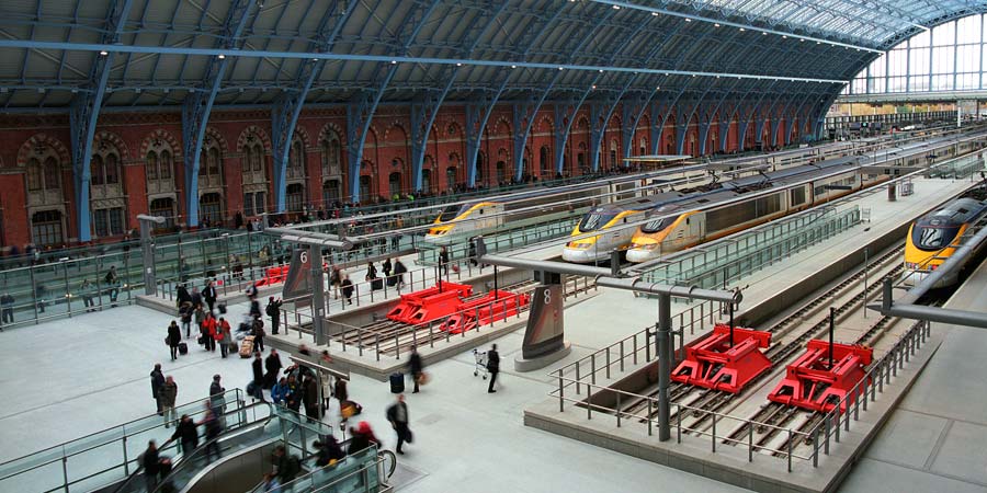 St Pancras station