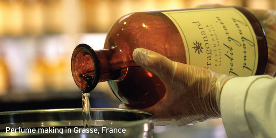 Perfume making in Grasse, France