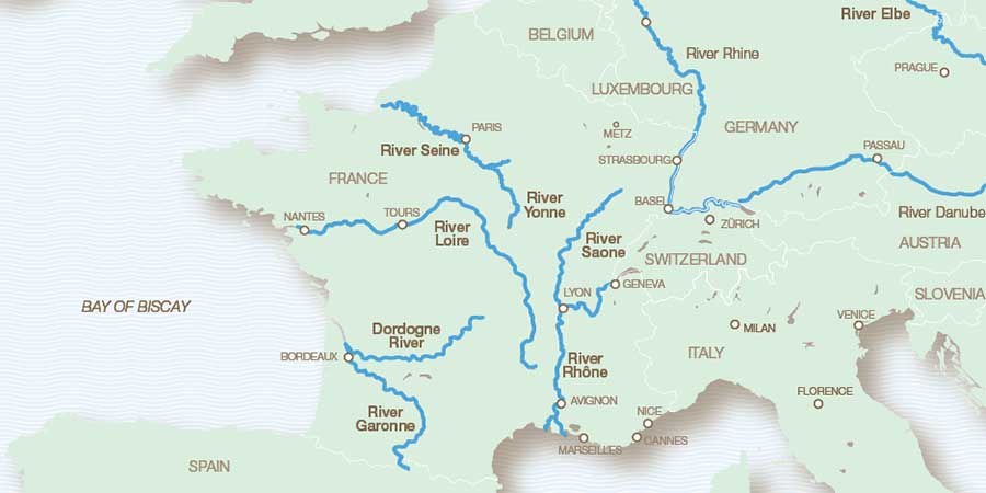Waterways of France